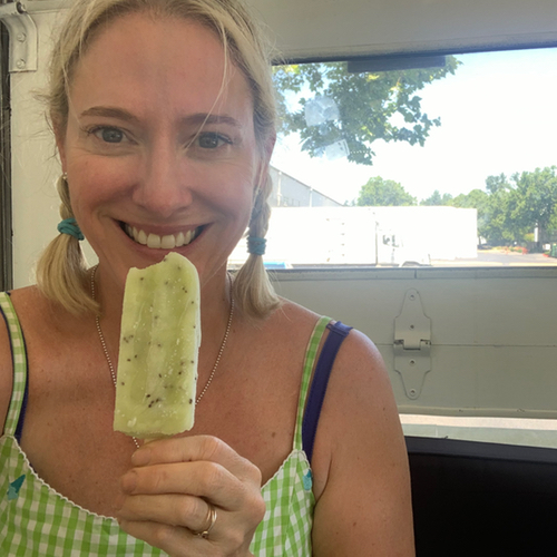 CEO having popsicle